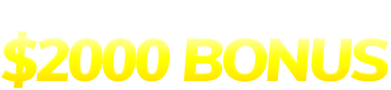 Free Bets Online $2000 bonus