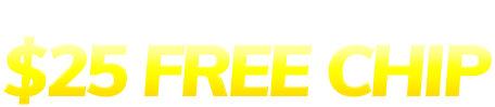 Free Bets Online 25 free chip